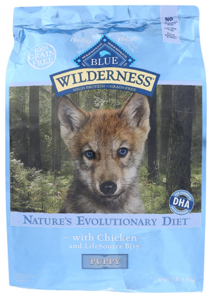 BLUE BUFFALO: Wilderness Puppy Chicken Recipe, 11 lb - Vending Business Solutions