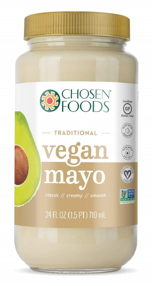 CHOSEN FOODS: Traditional Vegan Mayo, 24 oz - Vending Business Solutions
