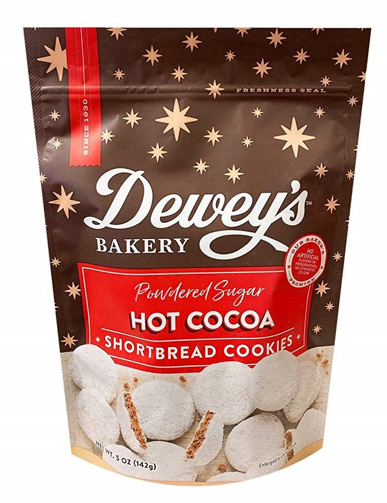 DEWEY'S: Hot Cocoa Shortbread Cookies, 5 oz - Vending Business Solutions
