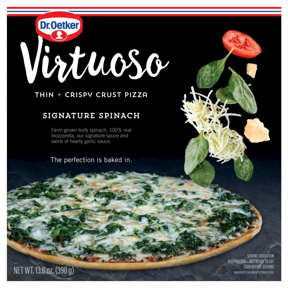 DR OETKER: Signature Spinach Pizza, 13.80 oz - Vending Business Solutions