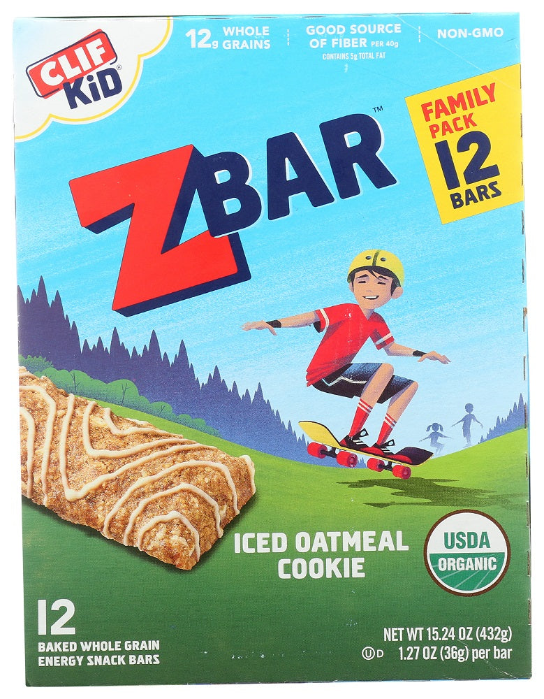 CLIF KID: ZBar Iced Oatmeal Cookie Family Pack, 15.24 oz - Vending Business Solutions
