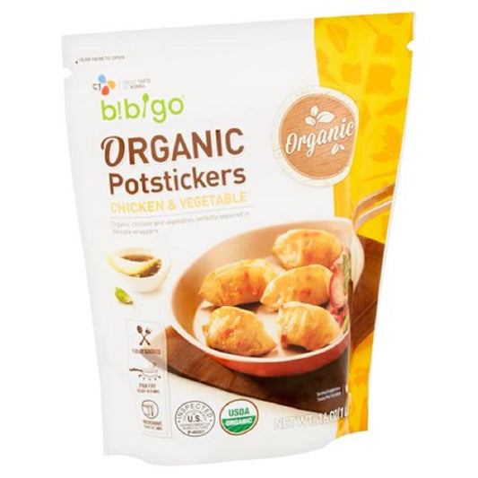 BIBIGO: Organic Potstickers Chicken and Vegetable Dumplings, 16 oz - Vending Business Solutions