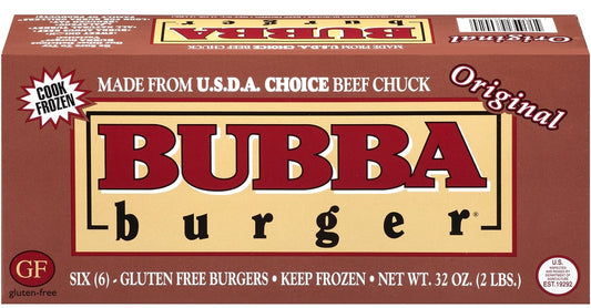 BUBBA BURGER: Original Burger Patty, 32 oz - Vending Business Solutions