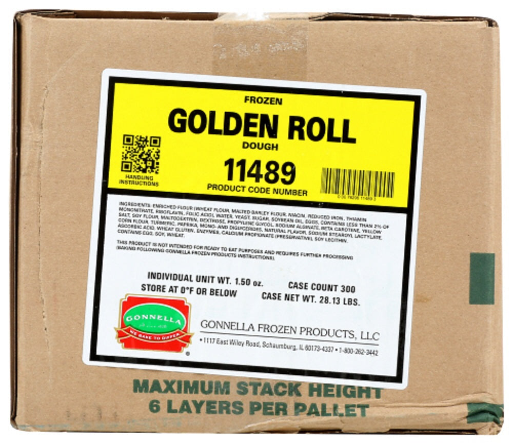 GONNELLA FROZEN: Golden Roll Dough, 300 pc - Vending Business Solutions