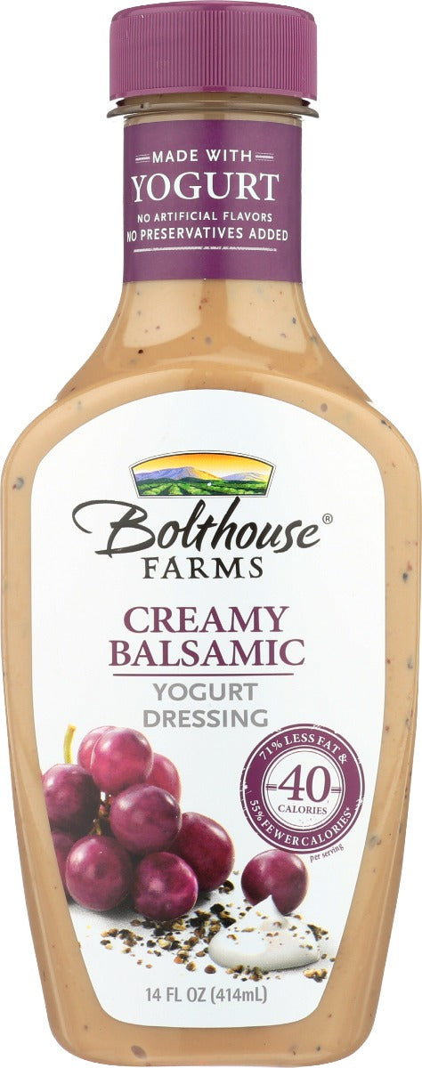 BOLTHOUSE: Creamy Balsamic Yogurt Dressing, 14 oz - Vending Business Solutions
