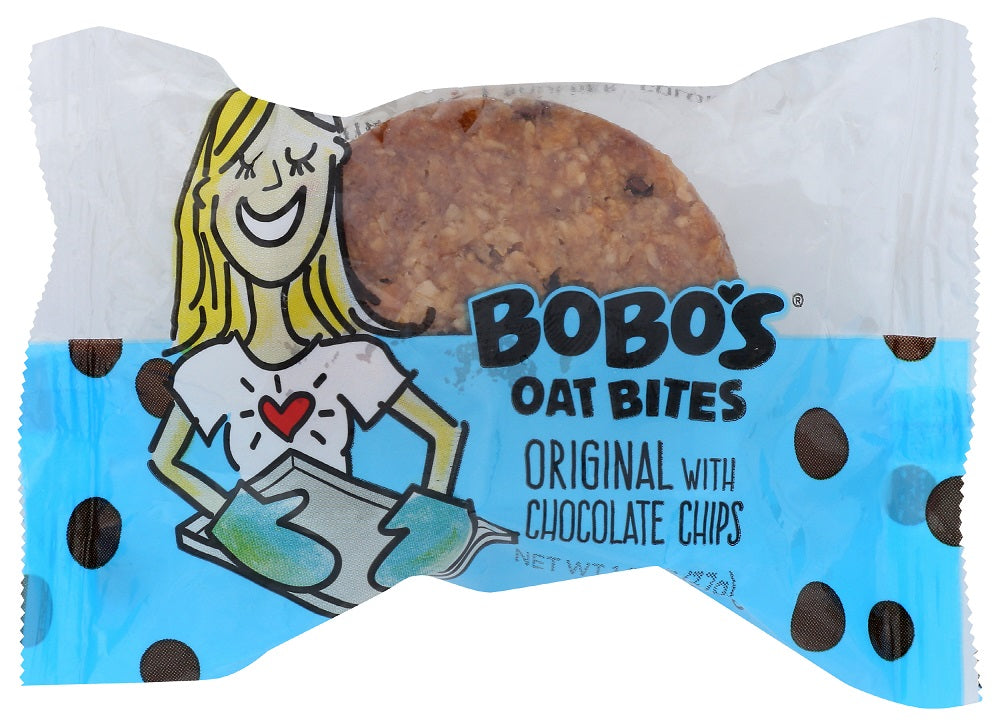 BOBO'S OAT BARS: Original with Chocolate Chips Oat Bites, 1.3 oz - Vending Business Solutions