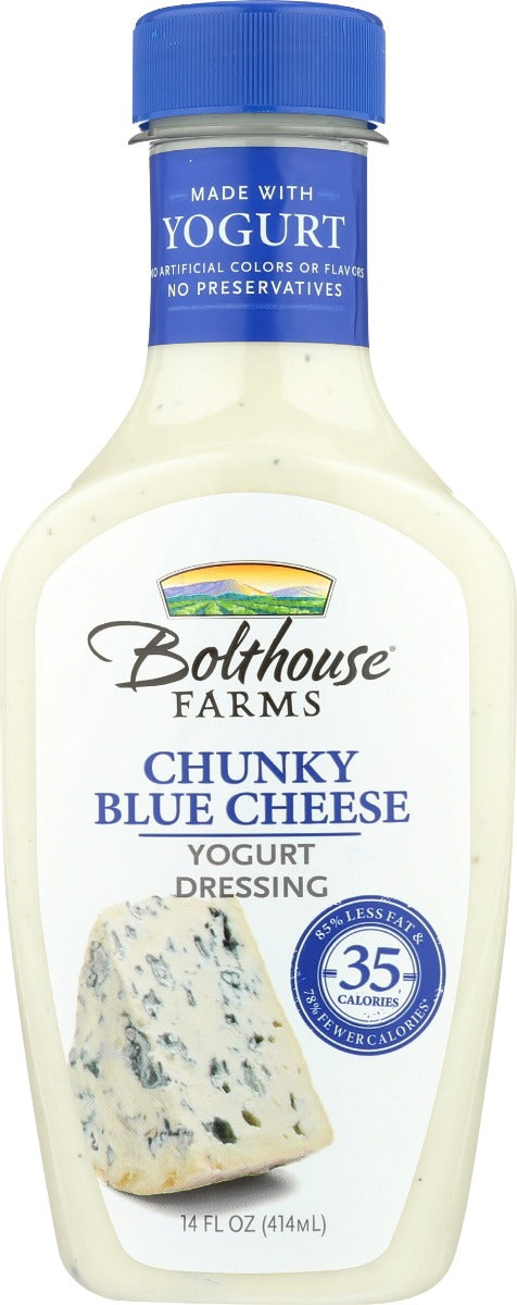 BOLTHOUSE: Chunky Blue Cheese Yogurt Dressing, 14 oz - Vending Business Solutions