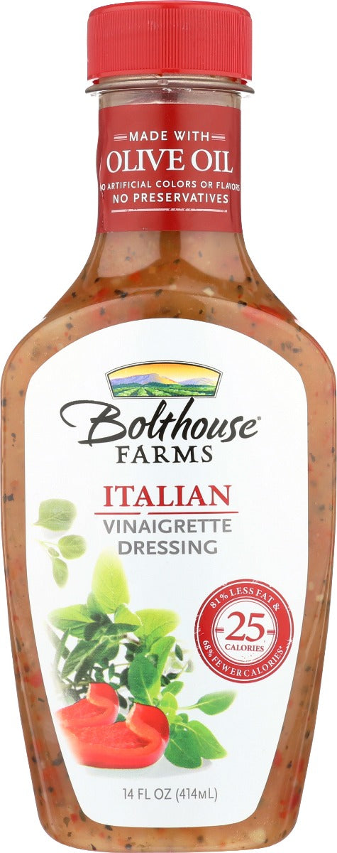 BOLTHOUSE: Italian Vinaigrette Dressing, 14 oz - Vending Business Solutions