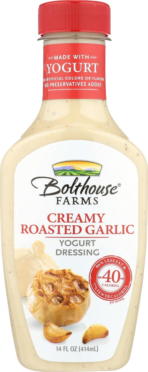 BOLTHOUSE: Creamy Roasted Garlic Yogurt Dressing, 14 oz - Vending Business Solutions