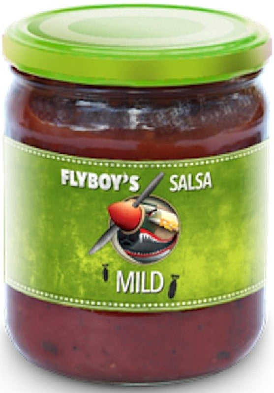 FLYBOYS SALSA: Mild Salsa, 12 oz - Vending Business Solutions