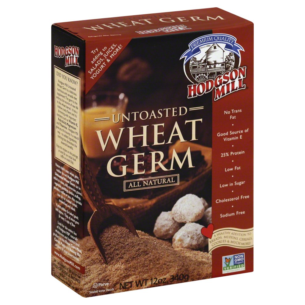 HODGSON MILL: Untoasted Wheat Germ All Natural, 12 oz - Vending Business Solutions
