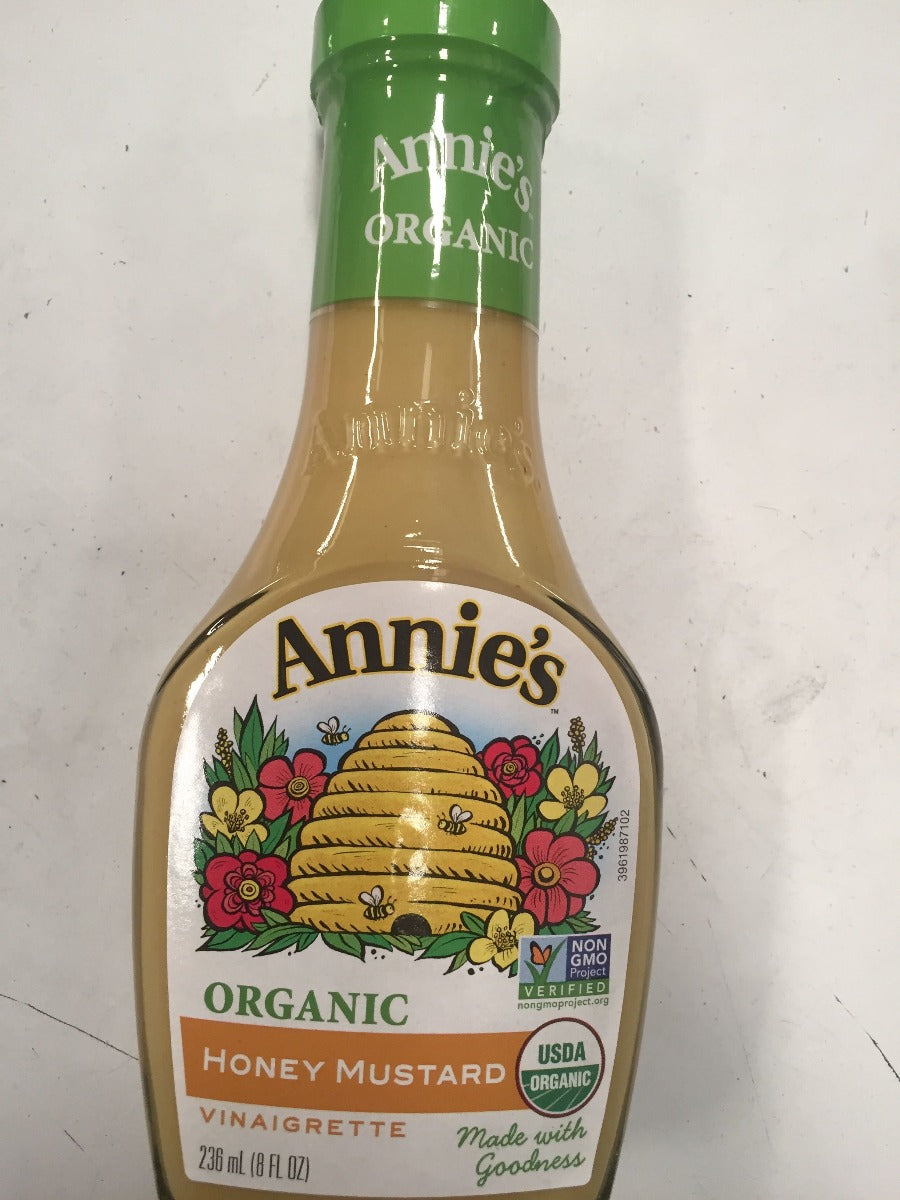 ANNIES HOMEGROWN: Lite Honey Mustard Vinaigrette Dressing, 8 oz - Vending Business Solutions