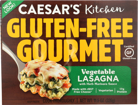 CAESARS KITCHEN: Vegetable Lasagna with Herb Marinara Sauce, 11.5 oz - Vending Business Solutions