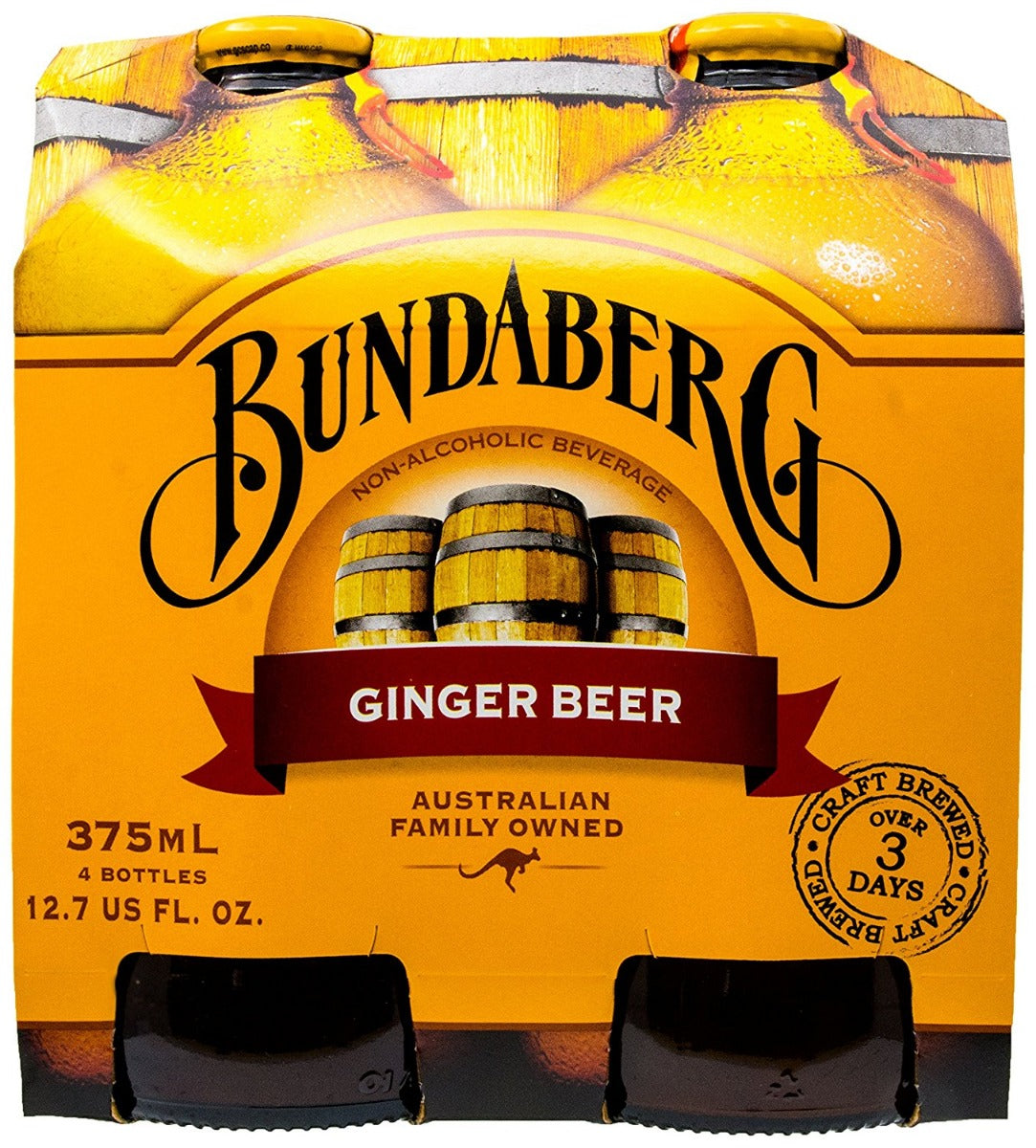 BUNDABERG: Soda Ginger 4 Pack, 1500 ml - Vending Business Solutions