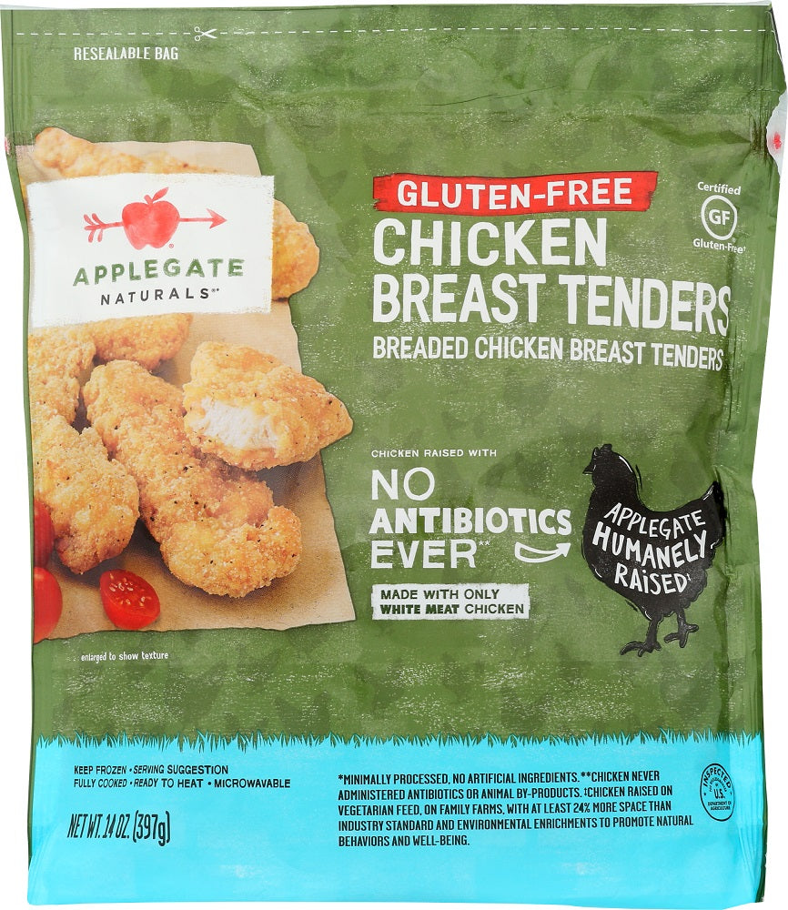 APPLEGATE: Natural Gluten Free Chicken Breast Tenders Family Size, 14 oz - Vending Business Solutions