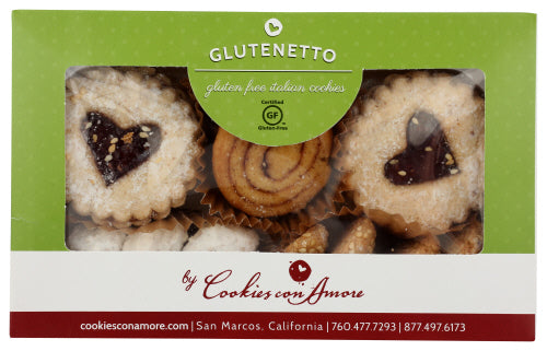 GLUTENETTO: Gluten Free Assortment Boxed Cookies, 7 oz - Vending Business Solutions
