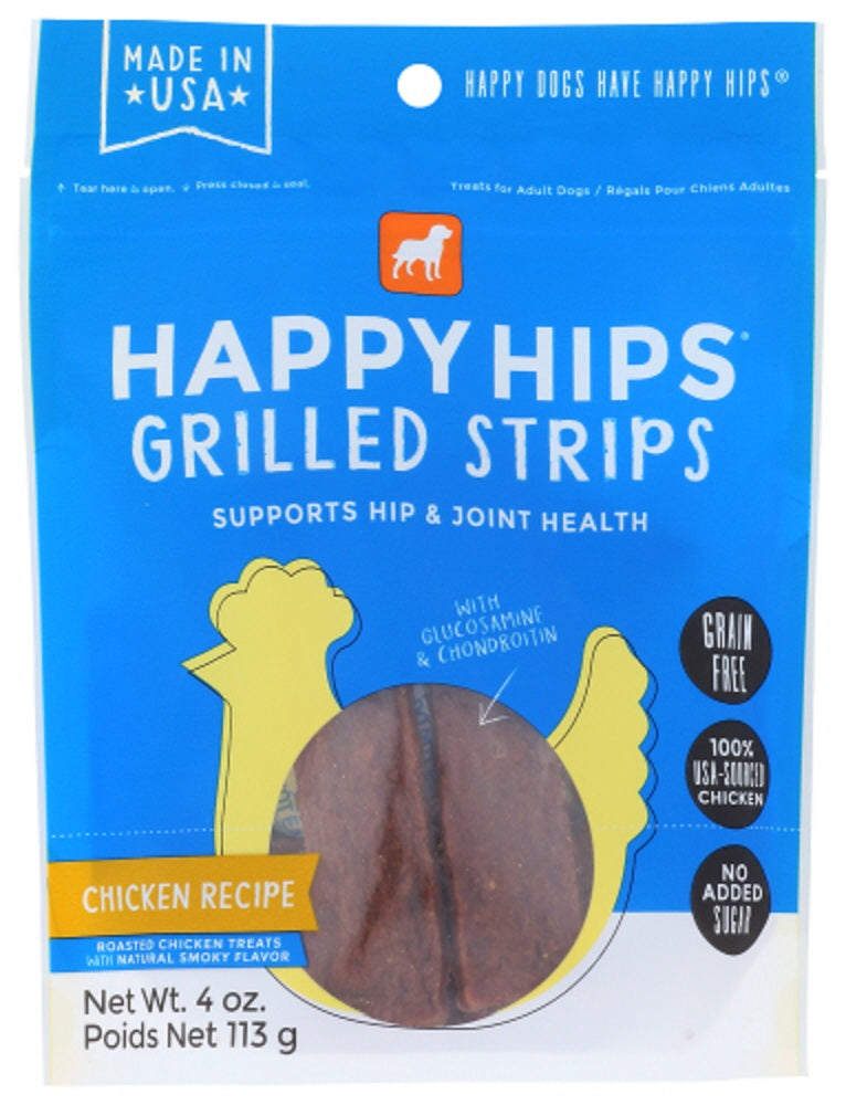 HAPPY HIPS: Grilled Strips Chicken Recipe, 4 oz - Vending Business Solutions