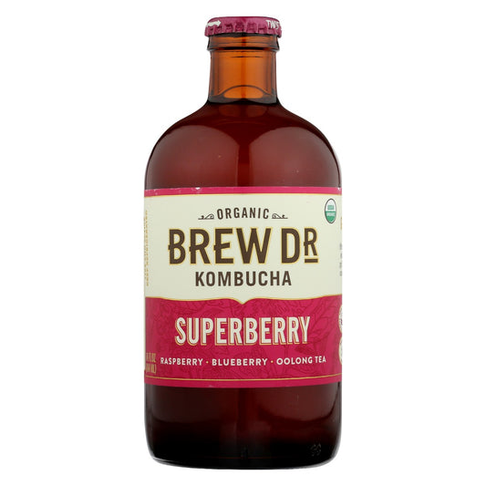 BREW DR KOMBUCHA: Superberry, 14 oz - Vending Business Solutions