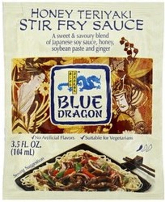 BLUE DRAGON: Honey Teriyaki Stir Fry Sauce, 3.50 fo - Vending Business Solutions