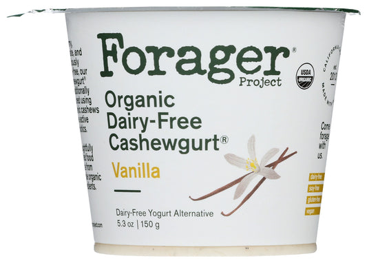 FORAGER: Vanilla Organic Cashewgurt, 5.30 oz - Vending Business Solutions