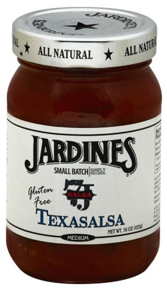JARDINES: Texasalsa Medium Salsa, 16 oz - Vending Business Solutions