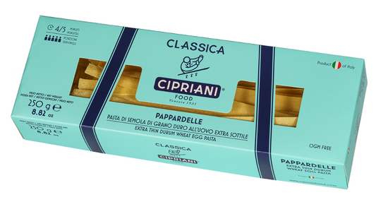 CIPRIANI: Pappardelle Egg Pasta, 8.82 oz - Vending Business Solutions