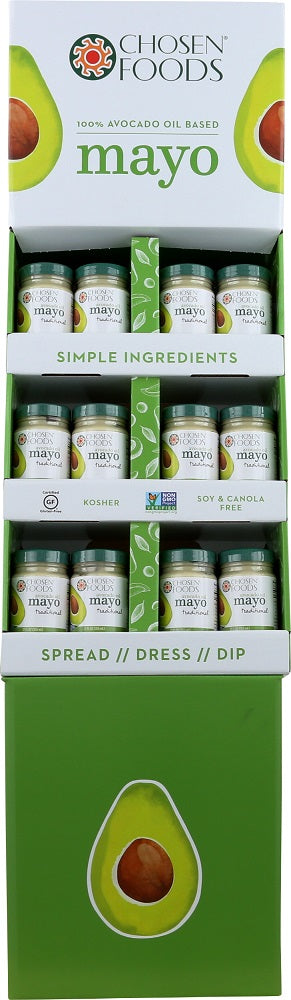 CHOSEN FOODS: Avocado Oil Mayo 24 Count Display, 1 ds - Vending Business Solutions