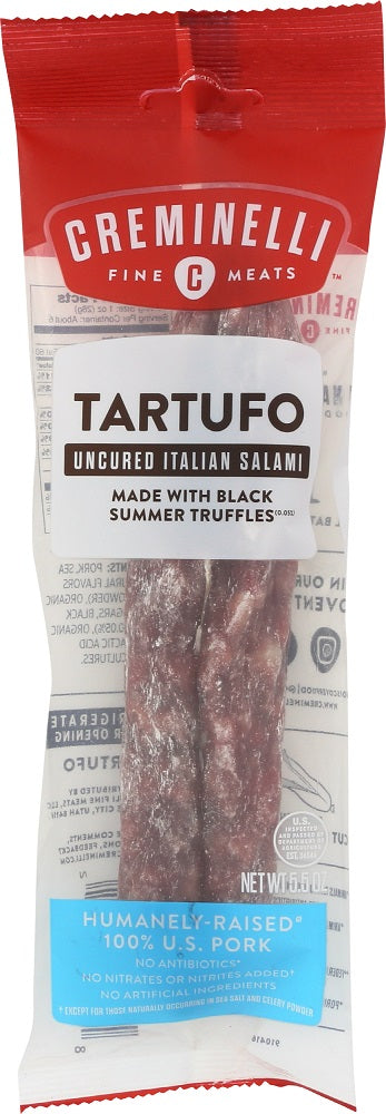 CREMINELLI FINE MEATS: Tartufo Uncured Italian Salami, 5.50 oz - Vending Business Solutions