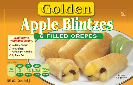 GOLDEN: Apple Raisin Blintzes, 13 oz - Vending Business Solutions