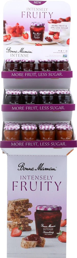 BONNE MAMAN: Intensely Fruity Spread 3 Variety 36 Pieces Display, 1 ds - Vending Business Solutions