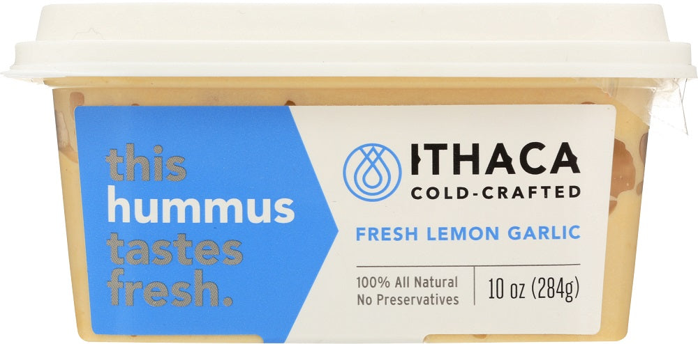 ITHACA COLD CRAFTED: Fresh Lemon Garlic Hummus, 10 oz - Vending Business Solutions