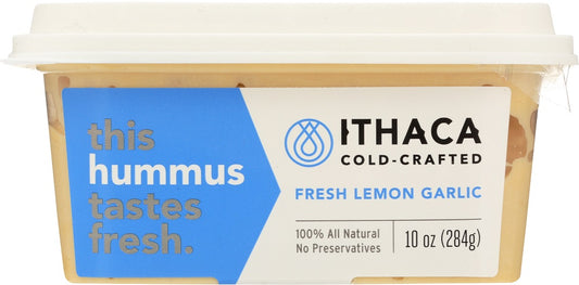 ITHACA COLD CRAFTED: Fresh Lemon Garlic Hummus, 10 oz - Vending Business Solutions