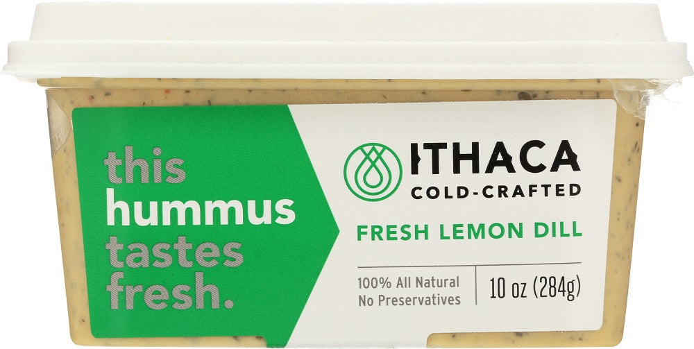 ITHACA COLD CRAFTED: Fresh Lemon Dill Hummus, 10 oz - Vending Business Solutions