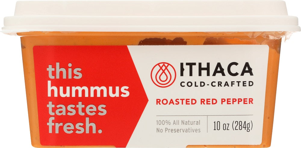 ITHACA COLD CRAFTED: Roasted Red Pepper Hummus, 10 oz - Vending Business Solutions