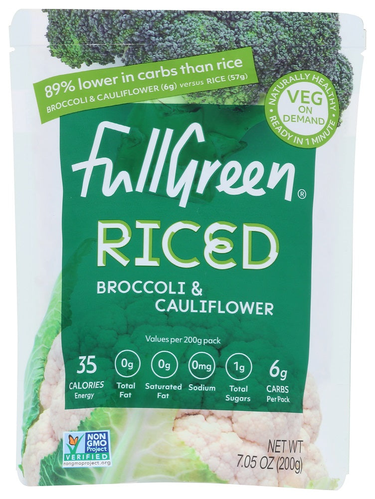 FULLGREEN: Riced Broccoli & Cauliflower, 7.05 oz - Vending Business Solutions