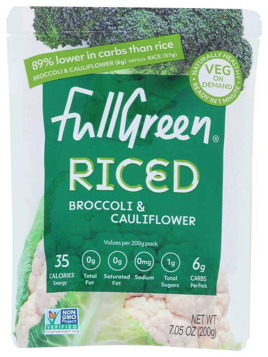 FULLGREEN: Riced Broccoli & Cauliflower, 7.05 oz - Vending Business Solutions