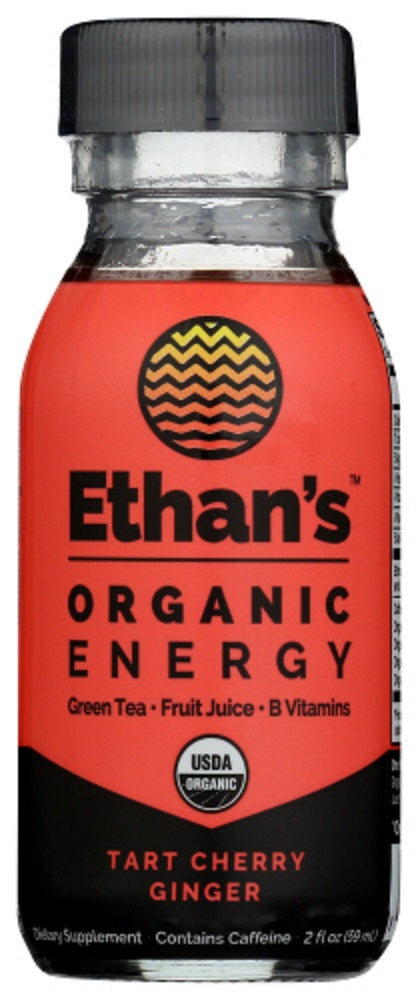 ETHAN'S: Tart Cherry Ginger Organic Energy Shot, 2 fo - Vending Business Solutions