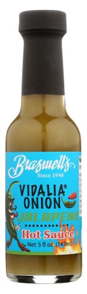 BRASWELL'S: Vidalia Onion Jalapeño Hot Sauce, 5 oz - Vending Business Solutions