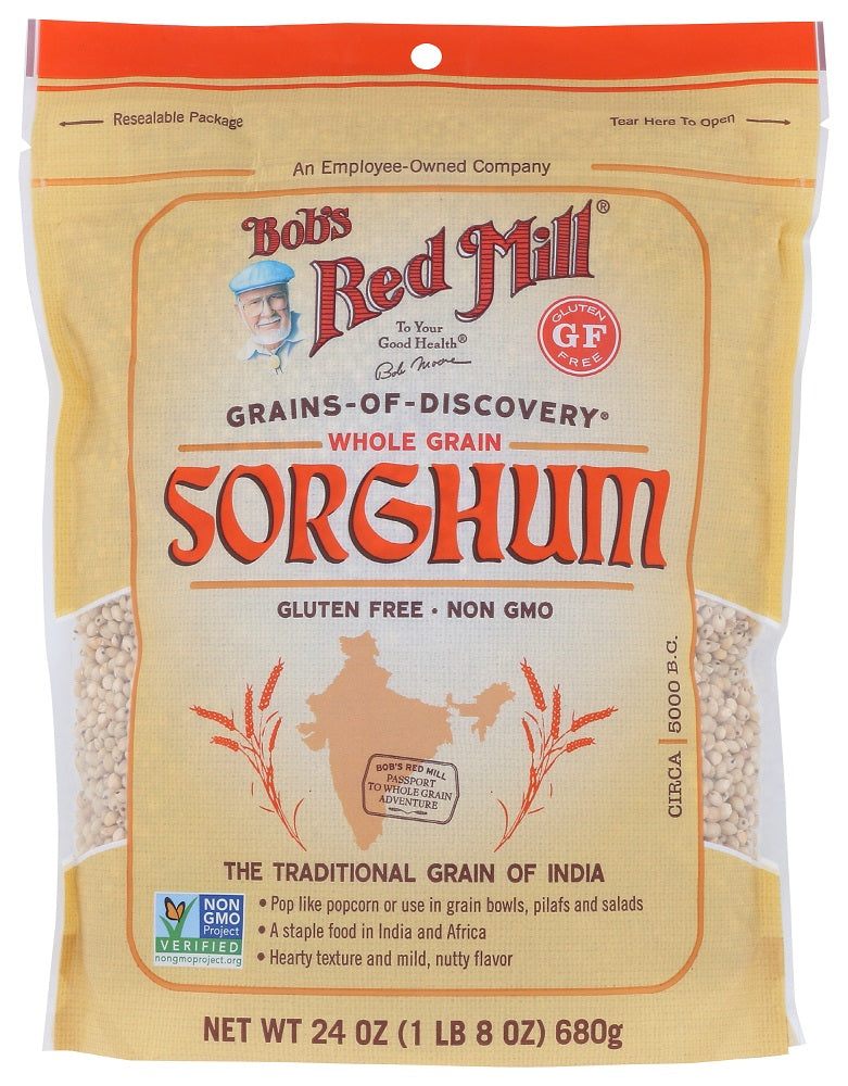 BOB'S RED MILL: Gluten Free Whole Grain Sorghum, 24 oz - Vending Business Solutions