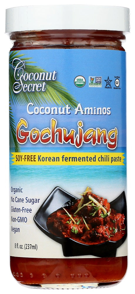 COCONUT SECRET: Gochujang Coconut Aminos, 8 oz - Vending Business Solutions