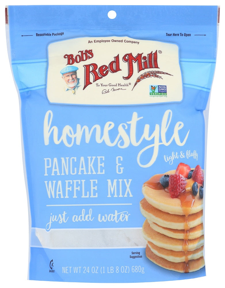 BOB'S RED MILL: Homestyle Pancake & Waffle Mix, 24 oz - Vending Business Solutions