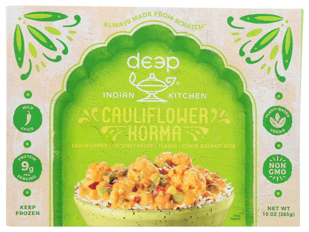 DEEP INDIAN KITCHEN: Cauliflower Korma, 10 oz - Vending Business Solutions