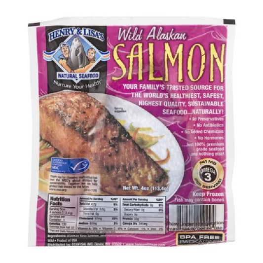 HENRY & LISAS: Grab ’n Go Wild Alaskan Salmon, 4 oz - Vending Business Solutions