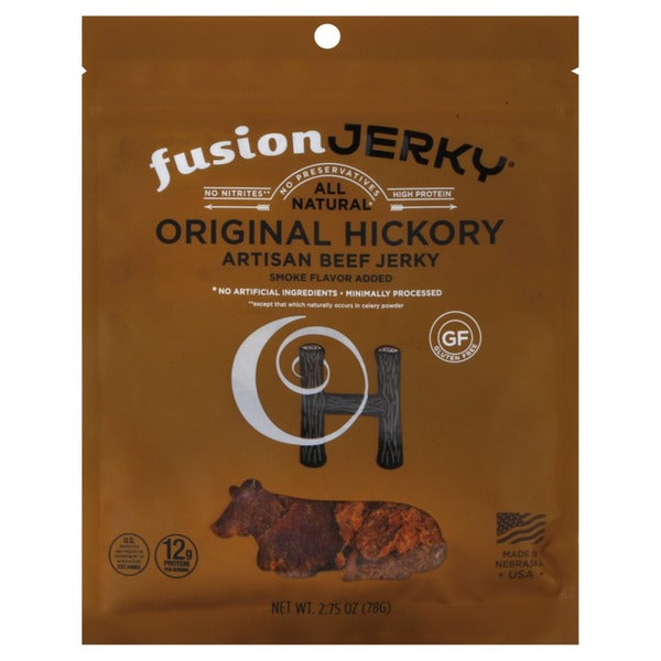 FUSION JERKY: Original Hickory Beef Jerky, 2.75 oz - Vending Business Solutions