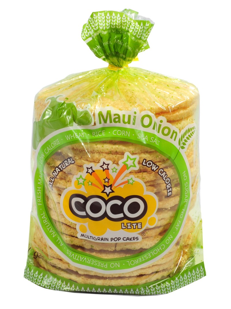 COCO LITE: Maui Onion Multigrain Pop Cakes, 2.64 oz - Vending Business Solutions