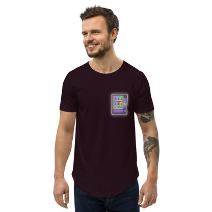 Neon VNDING Men's Curved Hem T-Shirt - Vending Business Solutions