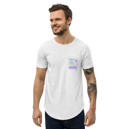 Neon VNDING Men's Curved Hem T-Shirt - Vending Business Solutions