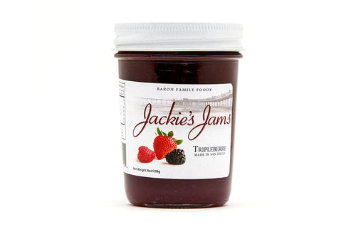 JACKIES JAMS: Tripleberry Jam, 8 oz - Vending Business Solutions