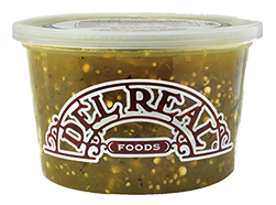 DEL REAL FOODS: Salsa de Molcajete Verde Cup, 15 oz - Vending Business Solutions