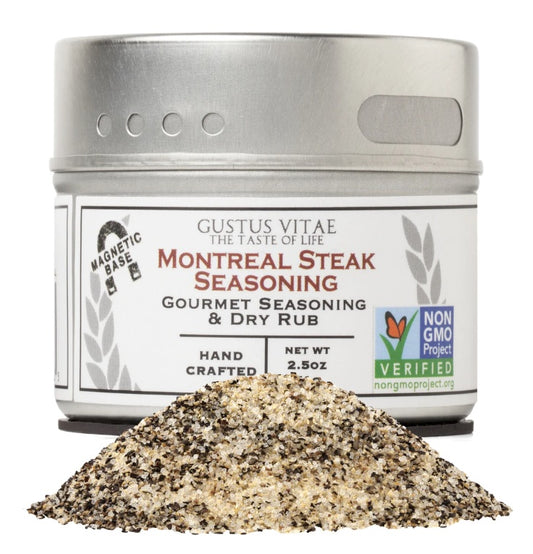 GUSTUS VITAE: Spice Rub Montreal Steak, 2.5 oz - Vending Business Solutions